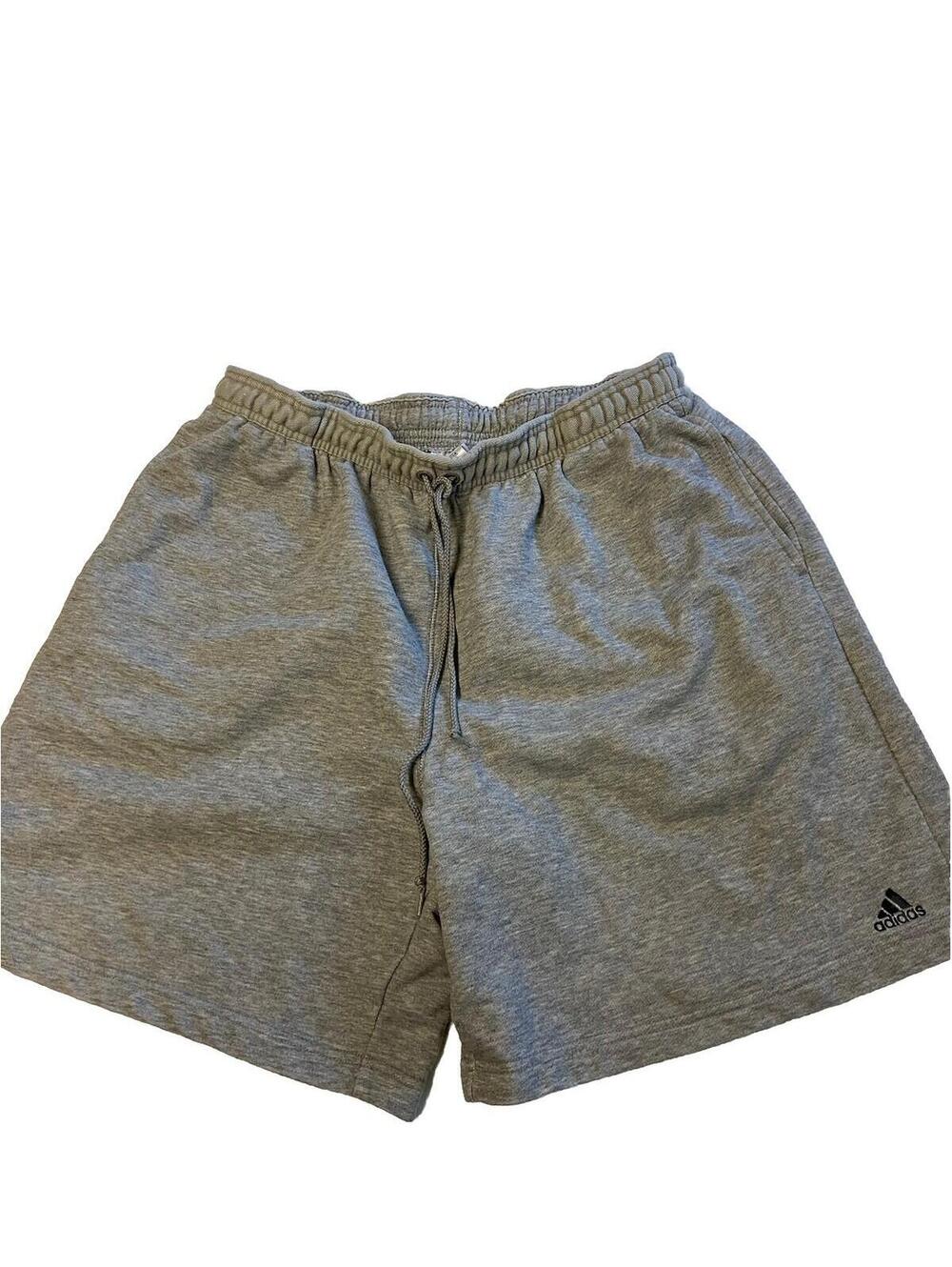 Mens ADIDAS Gray Vintage Sweat Shorts Sz L